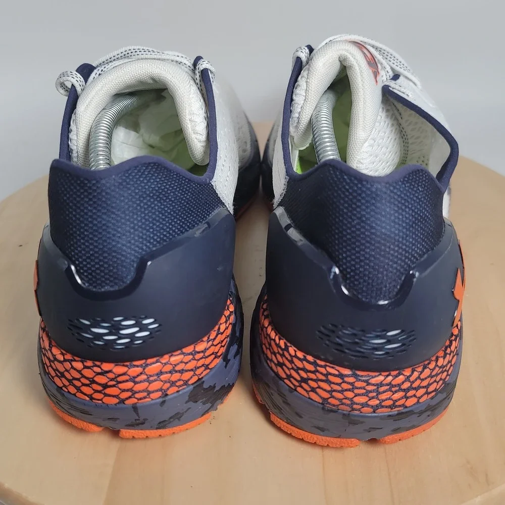 Under Armour HOVR Sonic 4 Auburn Tigers Mens Size 13 White Navy Running Shoes